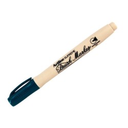 Rotulador artline supreme brush epfs pintura base de agua punta tipo pincel trazo fino verde oscuro