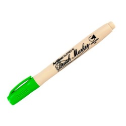 Rotulador artline supreme brush epfs pintura base de agua punta tipo pincel trazo fino verde claro
