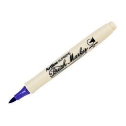 Rotulador artline supreme brush epfs pintura base de agua punta tipo pincel trazo fino purpura
