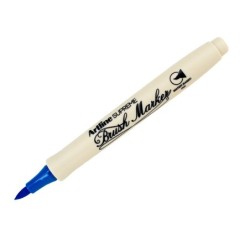 Rotulador artline supreme brush epfs pintura base de agua punta tipo pincel trazo fino azul ultramar