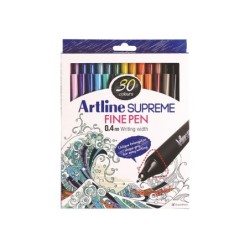 Rotulador artline supreme epfs200 fine liner punta de fibra 0,4 mm bolsa 30 unidades colores surtidos