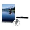 Display enrollable yosan roll up aluminio 1 cara ancho 85 cm altura 200 cm