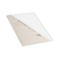 Subcarpeta cartulina tarifold 100% ecologica 226 g/m2 din a4 con bolsa frontal pack de 10 unidades