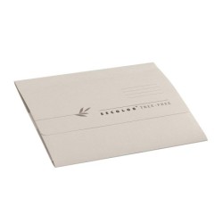 Subcarpeta cartulina tarifold 100% ecologica 226 g/m2 din a4 pack de 10 unidades con solapa y bolsa gran capacidad