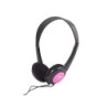 Auriculares maxell infantil diadema jack 3,5 mm longitud cabel 1,2 mt color rosa