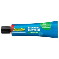 Pegamento imedio universal sin disolventes transparente banda azul 35 ml