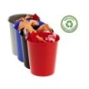 Papelera plastico archivo 2000 ecogreen 100% reciclada 18 litros color azul 290x310 mm