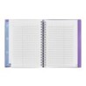 Cuaderno de todas las clases profesorado addittio 256 paginas dia pagina color verde 170x240 mm catalan