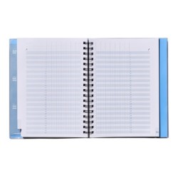 Cuaderno de todas las clases profesorado addittio 256 paginas dia pagina color verde 170x240 mm