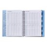 Cuaderno de todas las clases profesorado addittio 256 paginas dia pagina color verde 170x240 mm