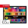 Rotulador stabilo point 88 punta de fibra arty line estuche carton de 65 unidades colores surtidos