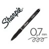 Boligrafo sharpie retractil tinta gel punta 0,7 mm color negro