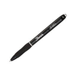 Boligrafo sharpie retractil tinta gel punta 0,7 mm color negro