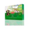 Estuche de pintura derwent academy madera lapices de colores 35 piezas