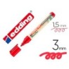 Rotulador edding 28 para pizarra blanca ecoline 90% reciclado color rojo punta redonda 1,5-3 mm recargable