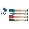 Rotulador edding 21 marcador permanente ecoline 90% reciclado bolsa 4 colores surtidos punta redonda 1,5-3