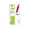 Boligrafo q-connect sigma retractil con sujecion de caucho tinta gel 0,5 mm color rojo