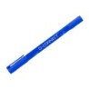Rotulador q-connect marcador permanente doble punta color azul 0,4 mm y 1 mm