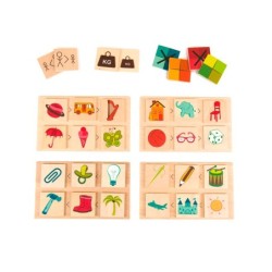 Juego didactico andreutoys atributos grandes y pequeños