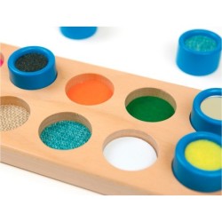 Juego didactico andreutoys cubos tactiles 10 texturas