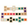 Juego didactico andreutoys domino sensorial texturas madera 28 piezas