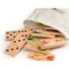 Puzle andreutoys domino animales madera 28 piezas