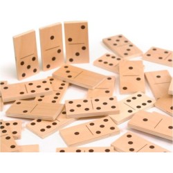 Puzle andreutoys domino animales madera 28 piezas