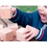 Juego didactico andreutoys 10 cubos sensoriales con sonido madera