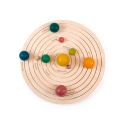 Juego didactico andreutoys sistema solar 3d madera