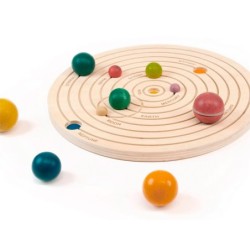 Juego didactico andreutoys sistema solar 3d madera