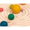Juego didactico andreutoys sistema solar 3d madera