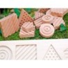 Juego didactico andreutoys formas geosensoriales madera 12 piezas