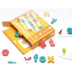 Juego didactico mideer emparejar letras en ingles