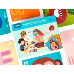 Juego didactico mideer mi primera tarjeta cognitiva en ingles