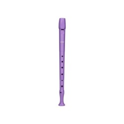 Flauta hohner 9508 color lavanda funda verde y transparente