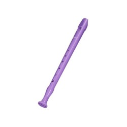 Flauta hohner 9508 color lavanda funda verde y transparente