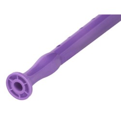 Flauta hohner 9508 color lavanda funda verde y transparente