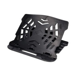 Soporte q-connect para portatil hasta 17\ ajustable 7 angulos diferentes color negro 260x280x60 mm