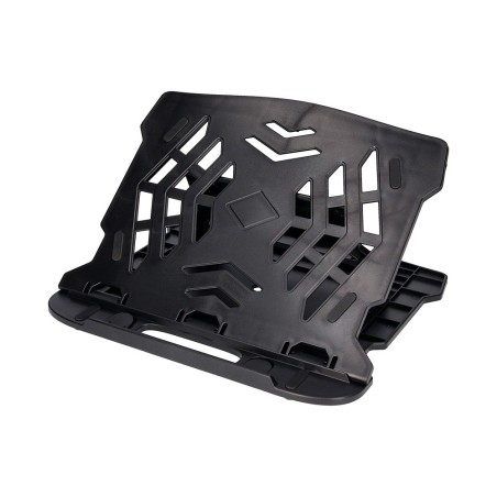 Soporte q-connect para portatil hasta 17\ ajustable 7 angulos diferentes color negro 260x280x60 mm