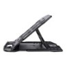 Soporte q-connect para portatil hasta 17\ ajustable 7 angulos diferentes color negro 260x280x60 mm