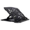 Soporte q-connect para portatil hasta 17\ ajustable 7 angulos diferentes color negro 260x280x60 mm