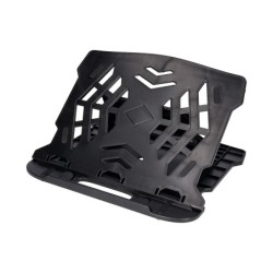 Soporte q-connect para portatil hasta 17\ ajustable 7 angulos diferentes color negro 260x280x60 mm