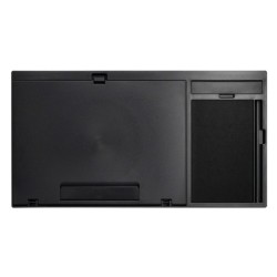 Soporte q-connect ancho para portatil movil raton hasta 17\ ajustable 7 angulos diferentes color negro