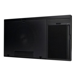 Soporte q-connect ancho para portatil movil raton hasta 17\ ajustable 7 angulos diferentes color negro