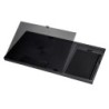 Soporte q-connect ancho para portatil movil raton hasta 17\ ajustable 7 angulos diferentes color negro