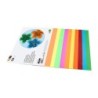 Bloc trabajos manuales liderpapel cartulina 240x315mm 10 hojas 5 colores neon  5 colores intensos