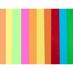 Bloc trabajos manuales liderpapel cartulina 240x315mm 10 hojas 5 colores neon  5 colores intensos