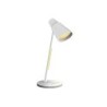 Lampara de oficina q-connect sobremesa abs tactil 6w 32 led 330lm color blanco