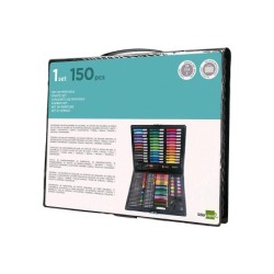 Estuche de pintura liderpapel plastico 150 piezas 36x31x4 cm