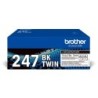Toner brother tn247bk dcp-l3510cdw / hl-l3270cdw / mfc-l3710cw negro 3000 paginas pack 2 unidades